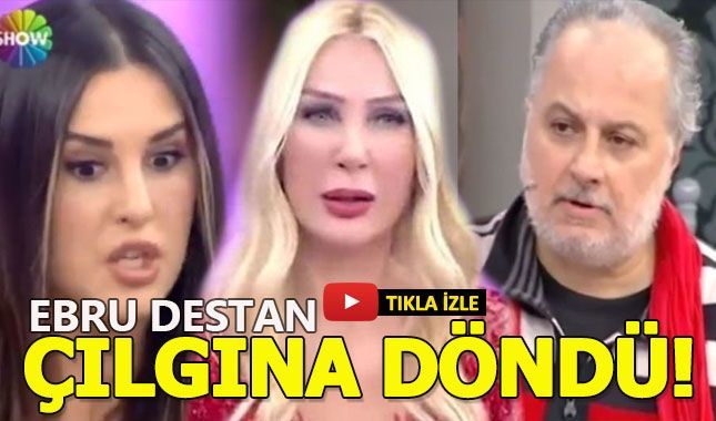 Seda Sayan'la programında bir soru Ebru Destan'ı çıldırttı!