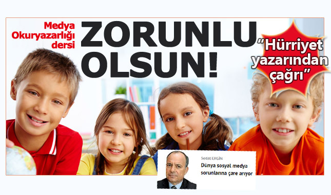 Sedat Ergin'den "Medya okuryazarlığı dersi zorunlu olsun" çağrısı