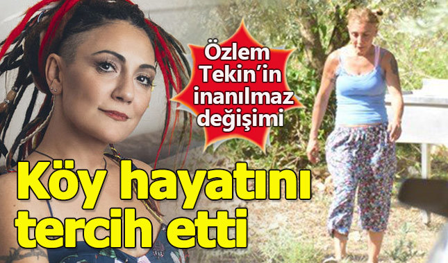 Şehir hayatını terk eden ünlü şarkıcı köye yerleşti - Özlem Tekin kimdir?