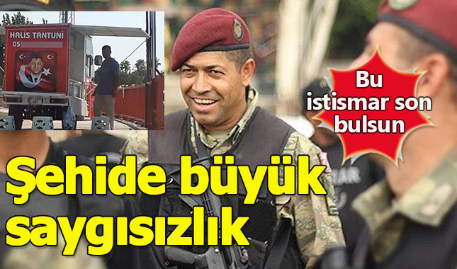 Şehit Ömer Halisdemir'in hatırasında büyük saygısızlık