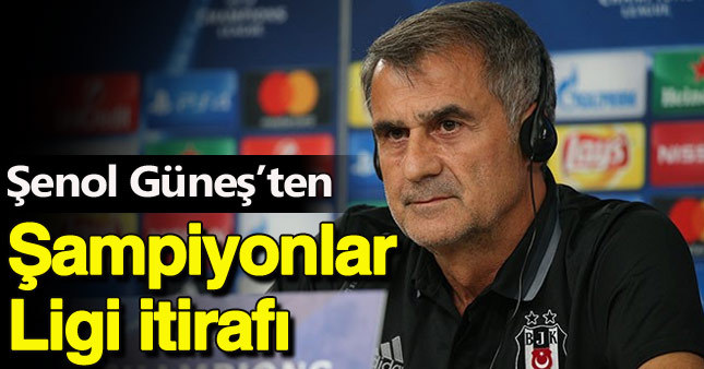 Şenol Güneş Benfica maçı öncesi konuştu