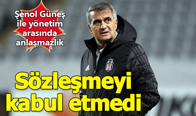 Şenol Güneş sözleşmesinin TL'ye geçişinde yönetim ile anlaşamadı