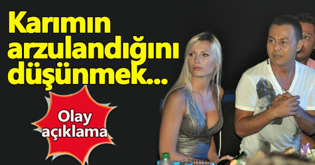 Serdar Ortaç'tan karısı hakkında olay açıklamalar