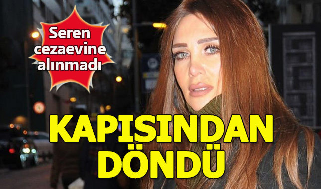 Seren Serengil cezaevinin kapısından döndü