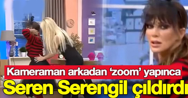 Seren Serengil'den kameramana fırça