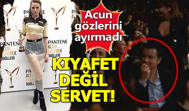 Serenay'ın Altın Kelebek'teki kıyafetinin fiyatı ortaya çıktı
