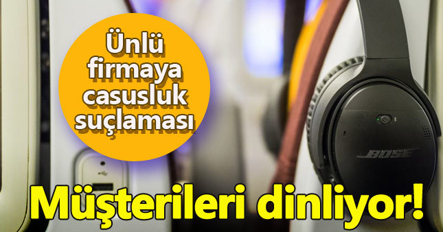 Ses teknolojisi devi Bose'a casusluk suçlaması