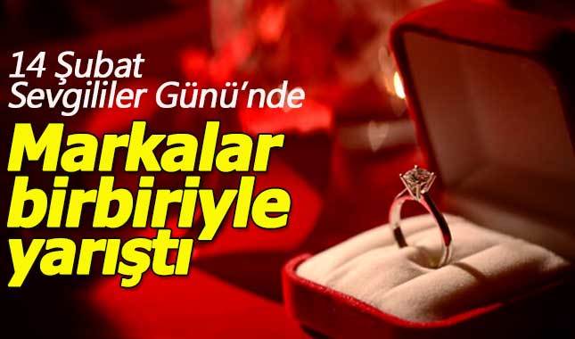 Sevgililer Günü'nde televizyonda markaların yarışı vardı