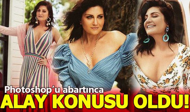 Sibel Can da photoshop kurbanı! Albümden çok bu fotoğraflar konuşuldu!