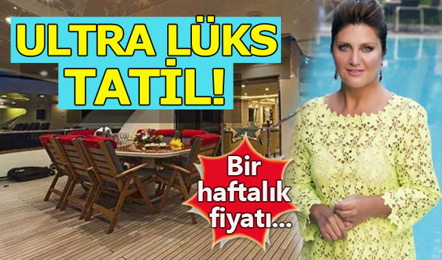 Sibel Can paraya kıydı, ultra lüks tatil yaptı