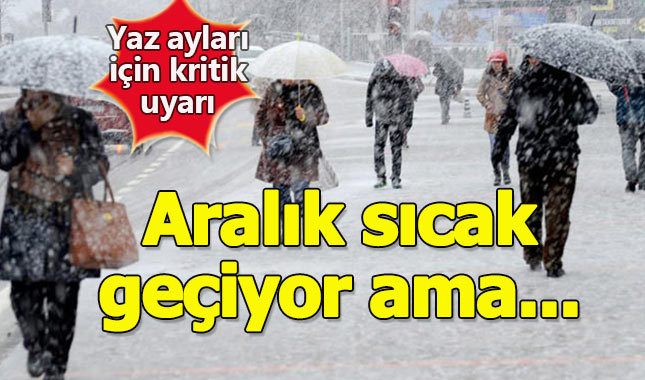 Sıcak geçen kış kurak yazın habercisi oldu