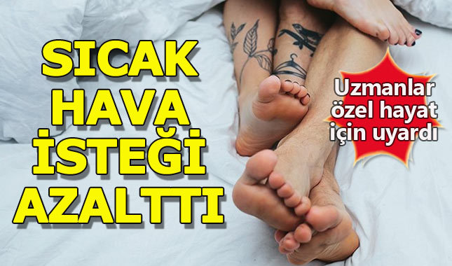 Sıcak hava cinsellikten soğuttu