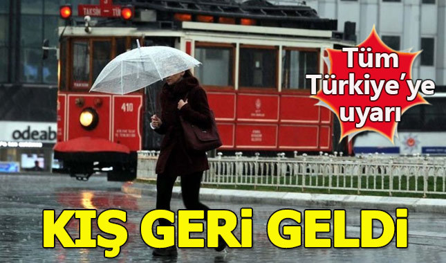 Sıcaklıklar düşüyor, yağmur geliyor