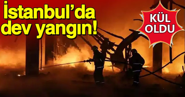 Silivri'de yangın: Fabrika küle döndü
