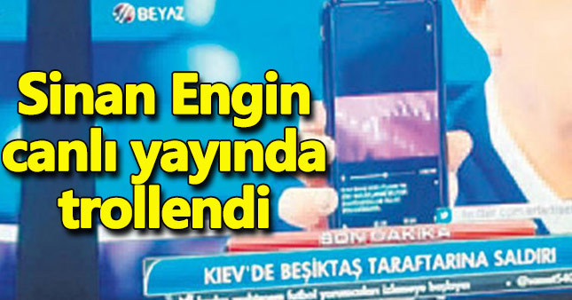 Sinan Engin canlı yayında trollendi