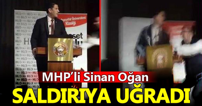 Sinan Oğan'a kürsüde saldırı