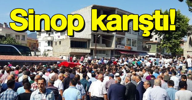 Sinop'ta gerginlik tekrar alevlendi