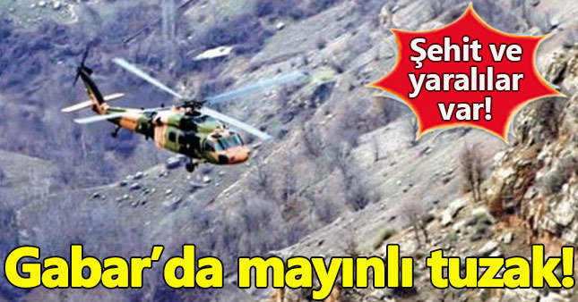 Şırnak'ta mayın patladı şehit ve yaralılar var