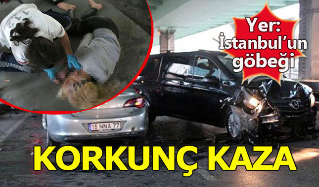 Şişli'de feci kaza: Biri ağır 2 kişi yaralı