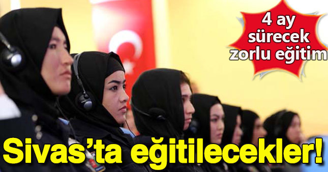 Sivas'ta 4 ay sürecek polis eğitimi