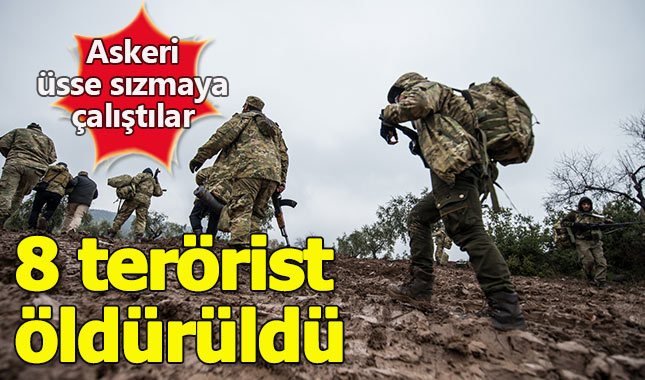Sızma girişiminde bulunan teröristler etkisiz hale getirildi