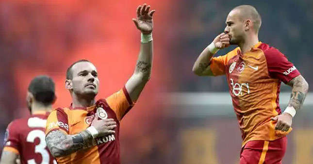 Sneijder'den Galatasaray taraftarına söz