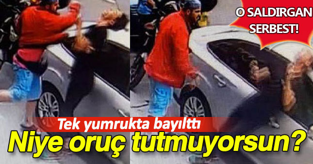 Sokak ortasında 'Neden sigara sigara içiyorsun' yumruğu