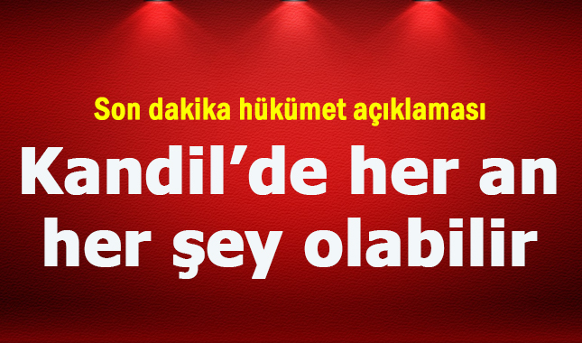 Bekir Bozdağ: Kandil Operasyonu dahil, her an her şey olabilir