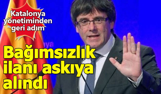 Son Dakika! Katalonya yönetimi geri adım attı