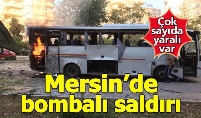 Son Dakika... Mersin'de polis aracına bombalı saldırı!