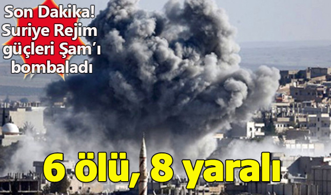 Son Dakika! Suriye Rejim güçleri Şam'ın güney kırsalını bombaladı: 6 ölü, 8 yaralı