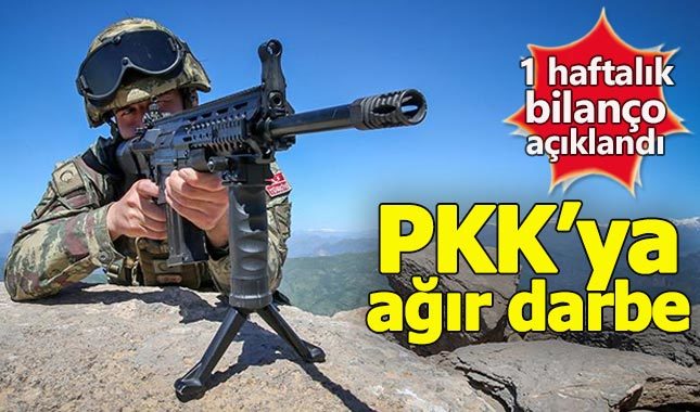 Son bir haftada 47 terörist etkisiz hale getirildi