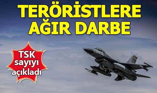 Son bir haftada 90 terörist etkisiz hale getirildi