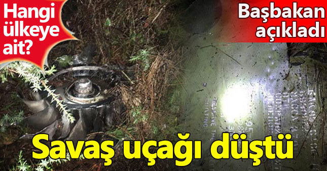 Son dakika: Hatay'a Suriye savaş uçağı düştü