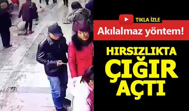 Son model hırsızlık: Cımbızla telefon çaldı