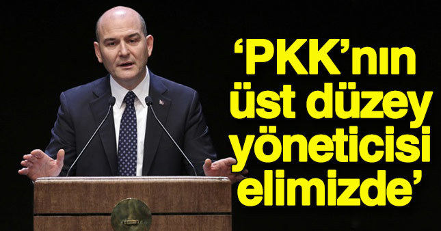 Soylu: PKK'nın üst düzey yöneticilerinden biri elimizde