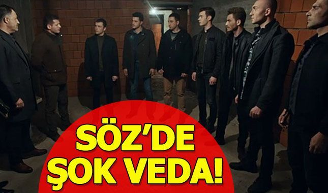 Söz dizinde şaşırtan veda!