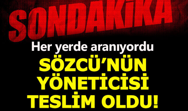 Sözcü'nün Mali İşler Müdürü Yonca Kaleli teslim oldu
