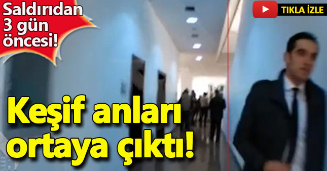 Suikastçının keşif görüntüleri ortaya çıktı