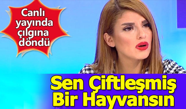 Sunucu canlı yayında çılgına döndü, ağzına geleni söyledi