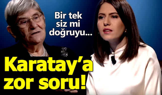 Sunucudan Canan Karatay'a beklenmedik soru!