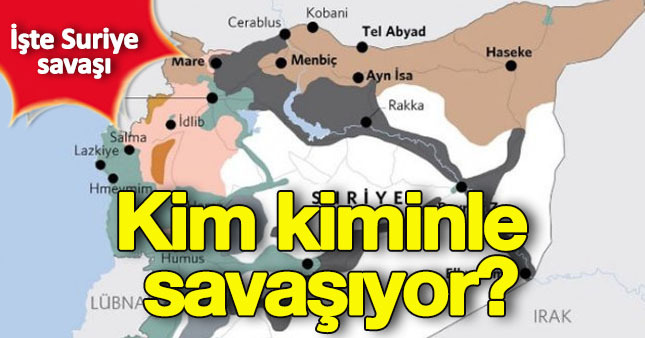 Suriye iç savaşında kim kiminle savaşıyor?