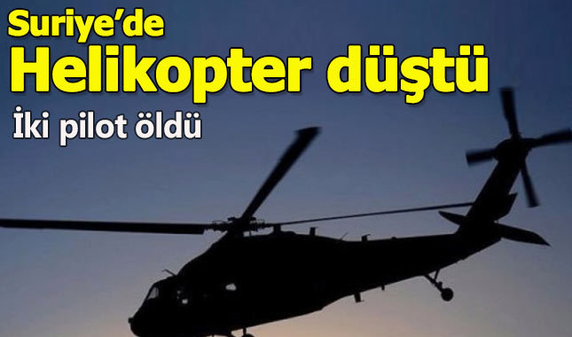 Suriye'de Ruslara ait helikopter düştü: 2 pilot öldü