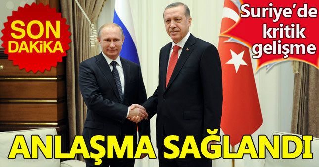 Suriye'de ateşkes için anlaşma sağlandı