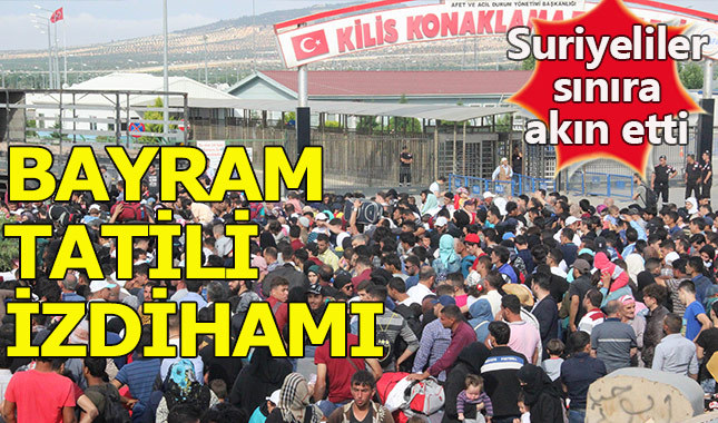 Suriyeliler'in bayram izdihamı