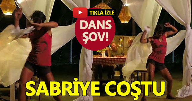 Survivor Sabriye dans şovuyla büyüledi