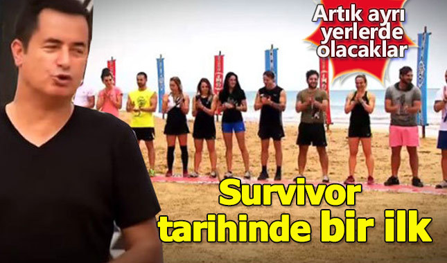 Survivor tarihinde bir ilk daha; Artık ayrı yerlerde olacaklar