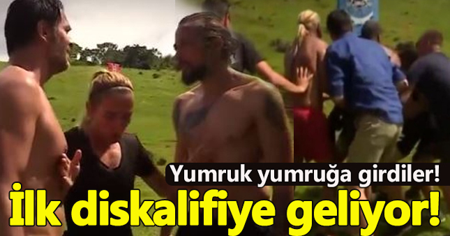 Survivor'da İlhan Mansız ve Fatih yumruk yumruğa kavga!