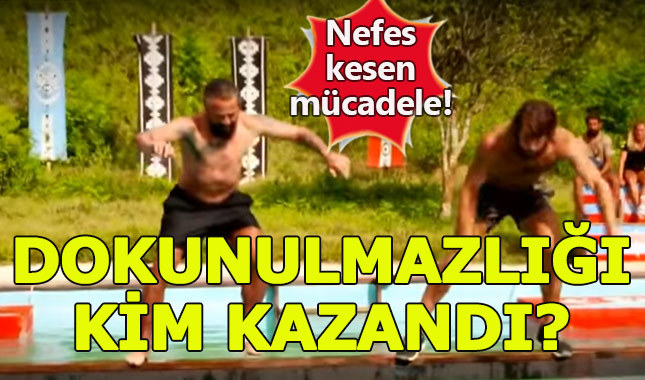 Survivor'da dokunulmazlık oyununu kim kazandı? survivor'da bireysel dokunulmazlık nefes kesti!