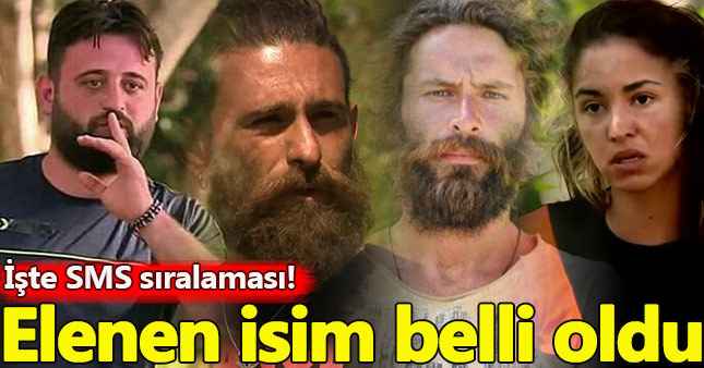 Survivor'da kim elendi? 29 mart elenen isim Erdi, Bulut, Gökhan, Berna sms sıralaması